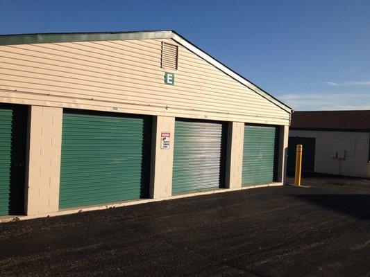 A Storage USA offers convenient drive-up storage units.