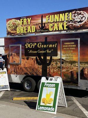 The food truck at the rest stop