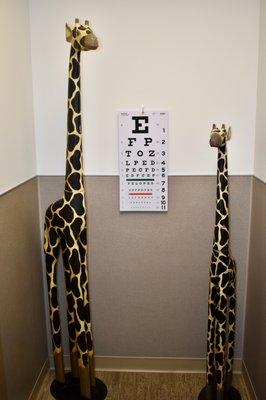 Eye exam station!