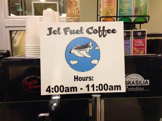 Jet fuel coffee