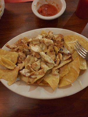 Chicken nachos