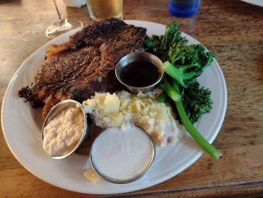 24oz blackened prime rib...