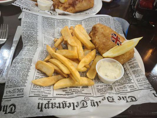 Cod and chips