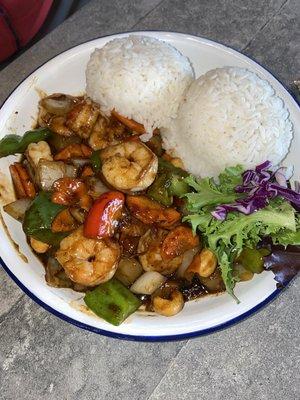 Cashew stir fry with Shrimp