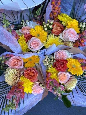 Fall floral bouquets