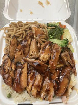 Teriyaki chicken plate