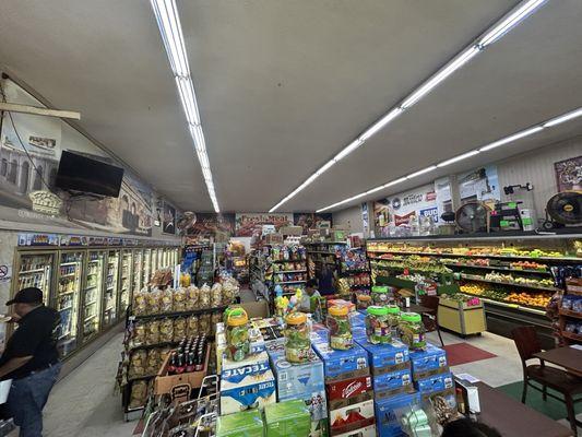 Grocery side of the market