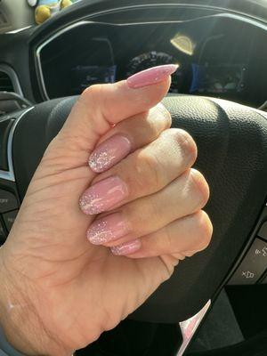 Beautiful sparkling nails!