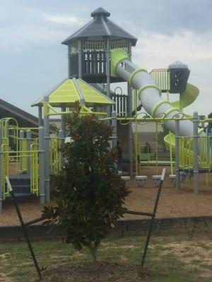 Awesome playground next to the splash pad!