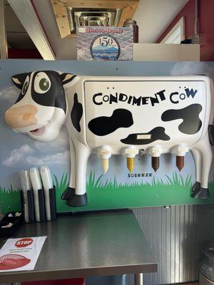 Condiment cow!