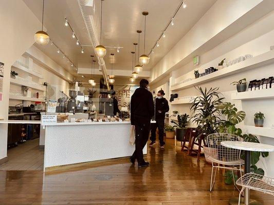 Interior of the cafe