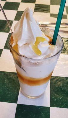 Carmel and Butterscotch milkshake