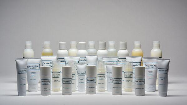 Face reality skincare line