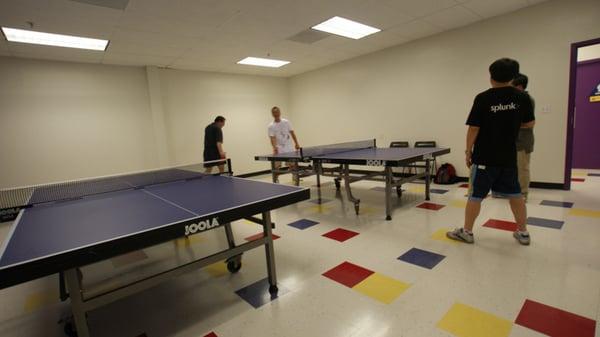 Casual Ping Pong in the Party room