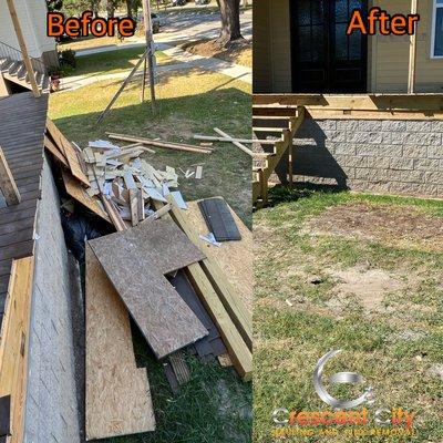 Construction debris removal. Happy to help with your new or existing construction projects no matter the size !