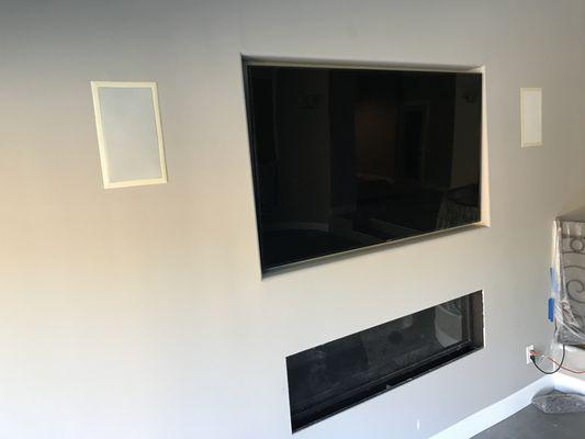 #Audio #Video #InWallSpeakers #InWallTV #SpaceControl #ElegantDesign