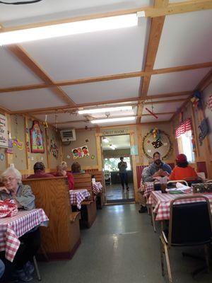 Interior of the cafe. Very cute.