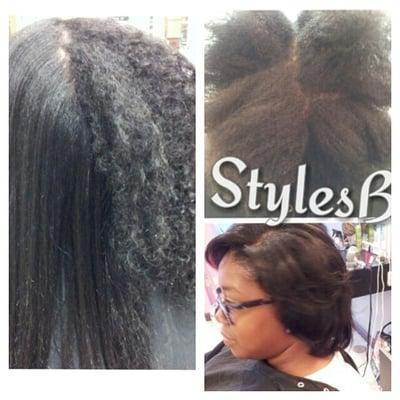 Blowouts on natural hair