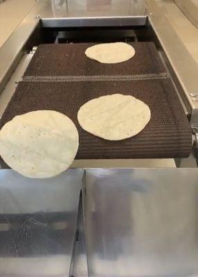 Tortillas caliente y frescas