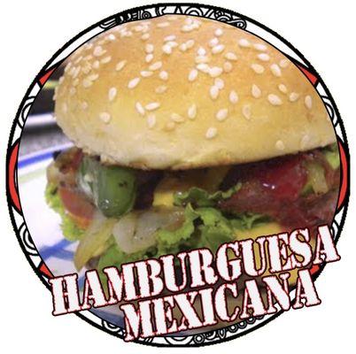 Hamburguesa mexicana con los aderezos receta  de la casa