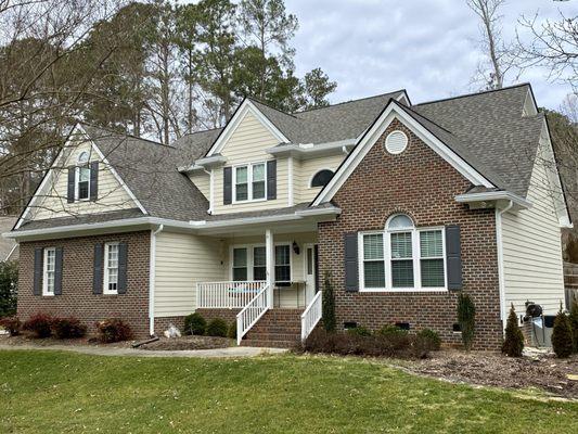 James Hardie Siding Replacement Job in Cotswold neighborhood - Cary, NC