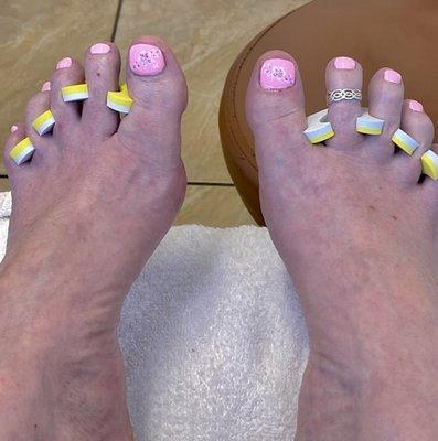 Very relaxing and great pedicure.