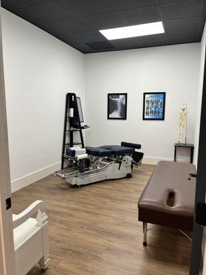 Adjusting room at Palmer Chiropractic