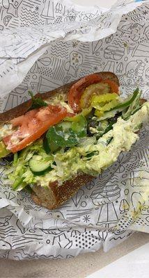 Egg salad sandwich from deli