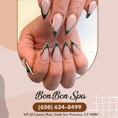 Dripping in opulence! These nails are the epitome of luxury.
 : https://lk.macmarketing.us/BonBonSpa-Booking