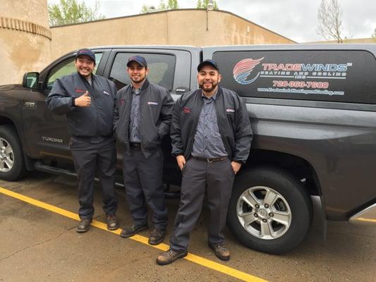 Our Happy Guys In There New Uniforms!