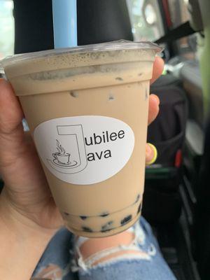 Milk boba tea