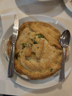 HUGE chicken pot pie...