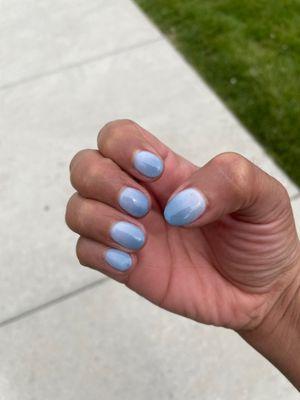 Ombré dip nails