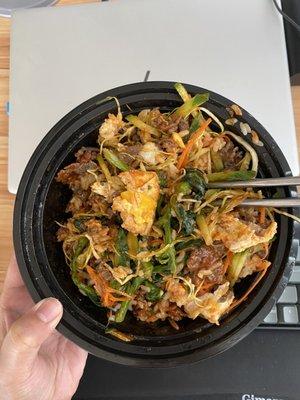 Beef bibimbap