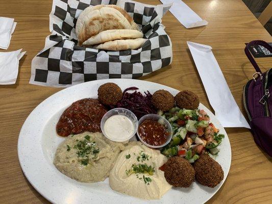 Falafel Plate - will order again soon *heart*