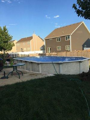 They installed our pool today and were absolutely awesome! Very professional and very hardworking.  Yea, Yard messed up a bit, but worth it!