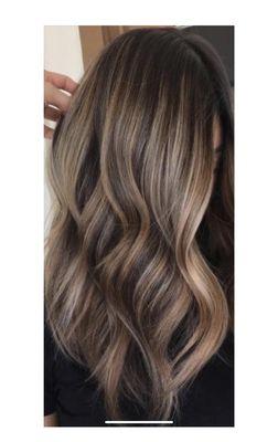 Light caramel balayage