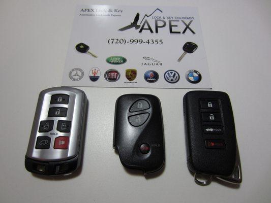 Toyota smart key replacement