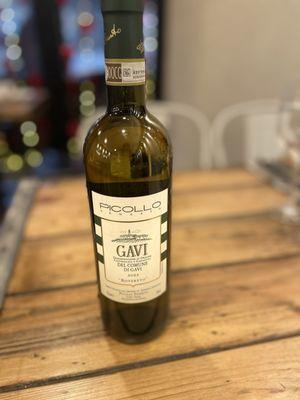 Gavi by the glass/bottle, dry wine