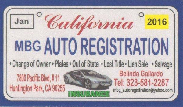 MBG Auto Registration