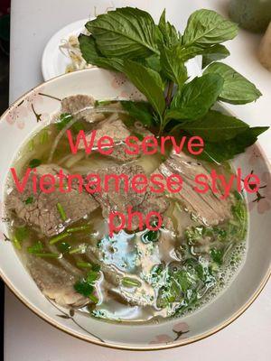 Pho noodle soups