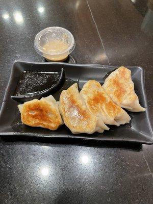 GYOZA perfectly seared and steamed