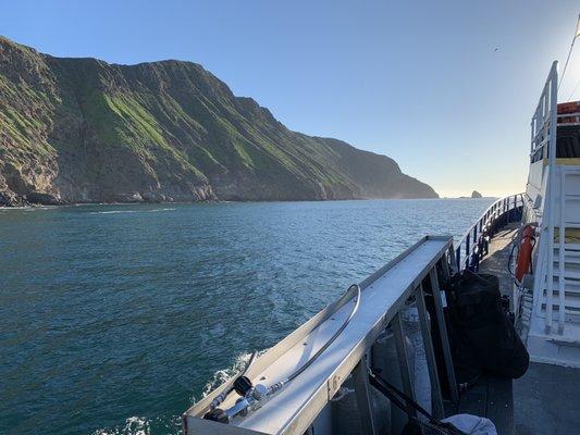 Backside of West Anacapa island