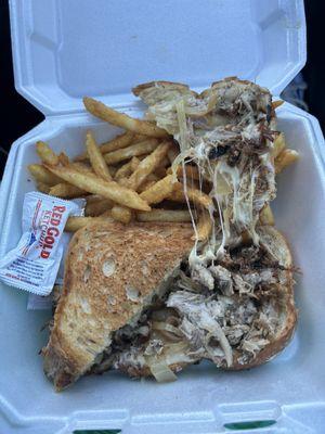 Mojo pork melt (SO good!)