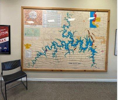 Huge Table Rock Lake map