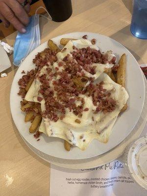 Cheese fries. Definitely better than they look! We questioned if it was just sandwich cheese but they were really good