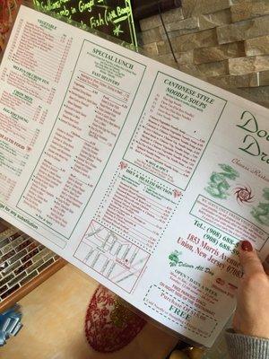 Flyer Menu