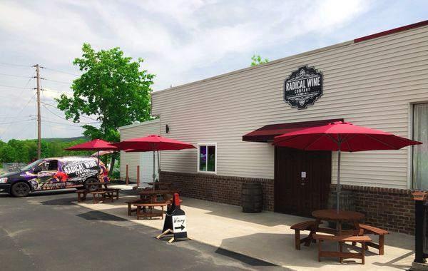 Main Entrance and Outdoor Seating