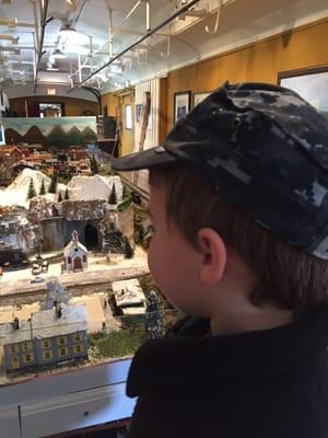 Model train exhibit.