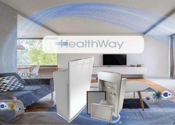 Healthway DFS air purifier, cleans and disinfects air. FDA approved Medical Device that destroys even ultrafine particles like Covid-19.